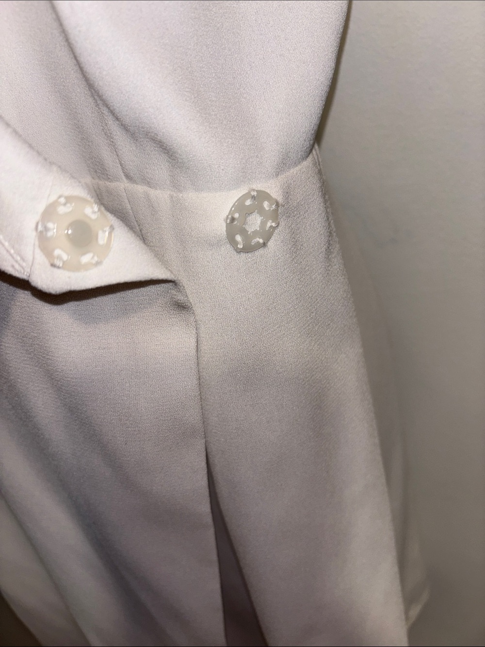 Tobi White Sleeveless Wrap Blazer Dress - Picture 6 of 11